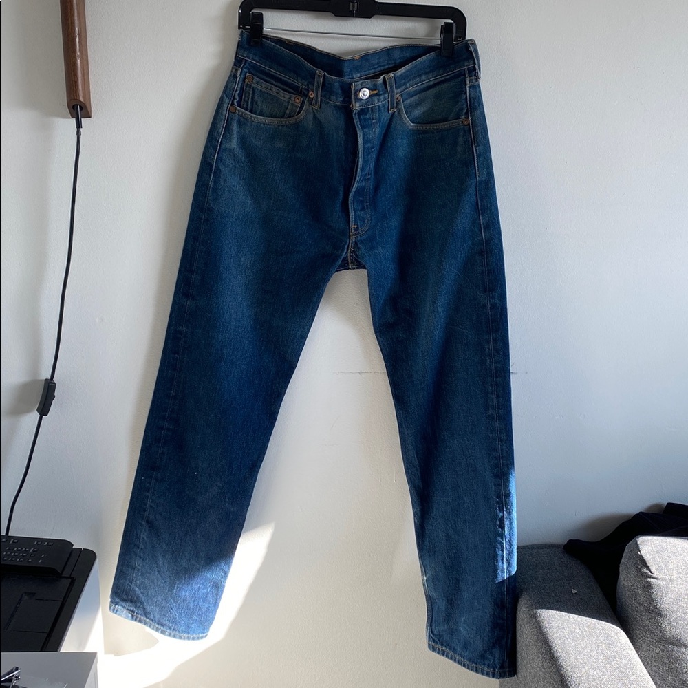 Vintage Levi's 501 Straight Blue Jeans